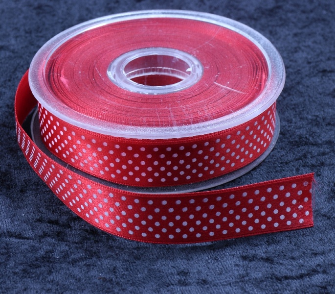 Kurdele Saten Puantiyeli 20 mm — galeri görseli